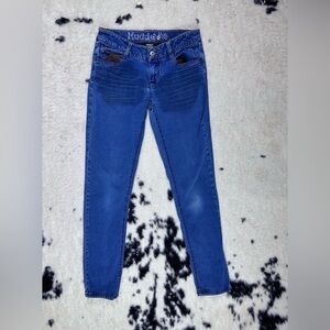 Mudd Women’s Y2K Vintage Dark Wash Stretch Skinny Leg Denim Jeans Size 28